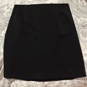 Alberto Makali Lined Black Straight Skirt